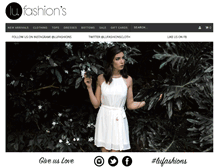 Tablet Screenshot of lufashions.com